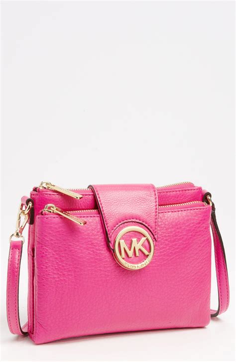 michael kors pink purse crossbody|michael kors large pink tote.